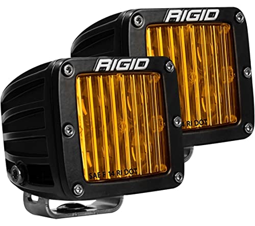 RIGID IND D- Series Pro Dot/Sae J583 Fog Light Selective Yellow Surface Mount #1