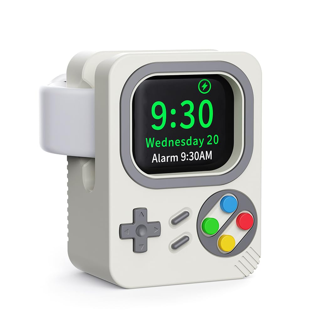 ZORBES® Silicone Stand for Apple Watch Retro Cartoon Apple Watch Holder