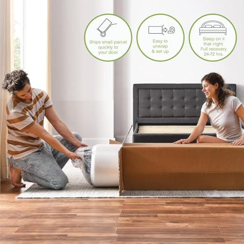 Image of Classic Brands Decker Cool Gel Memory Foam and Innerspring Hybrid 10-Inch Mattress, Mattress in a Box, Full