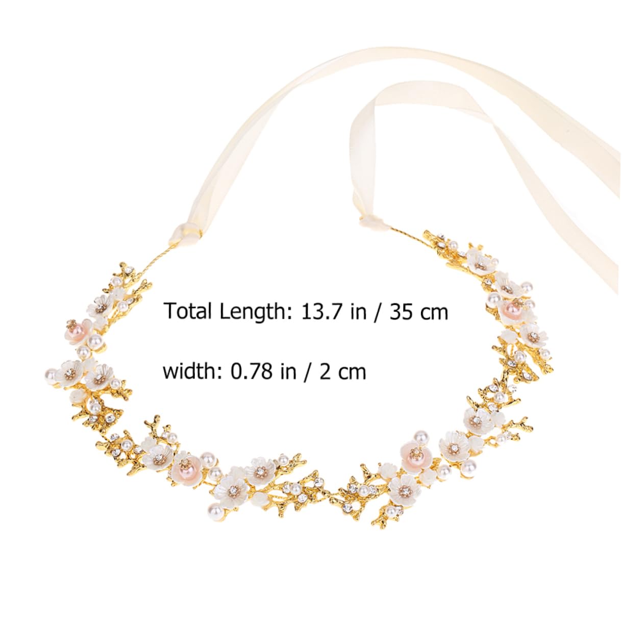 Healeved 2stücke Braut Haarschmuck Blumenkranz Haardekoration Für Hochzeiten Und Feiern Leicht Und Zu Tragen Gefertigt Für Geeignet