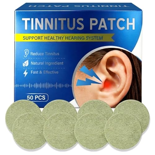Tinnitus Relief for Ringing Ears Ear Comfort Patches for Buzzing and Humming Sounds Natural Herbal Formula for Relaxation and Sleep 50 Patches