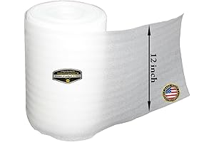 12" Wide x 300" 25 Feet Foam Wrap Roll for Moving and Shipping