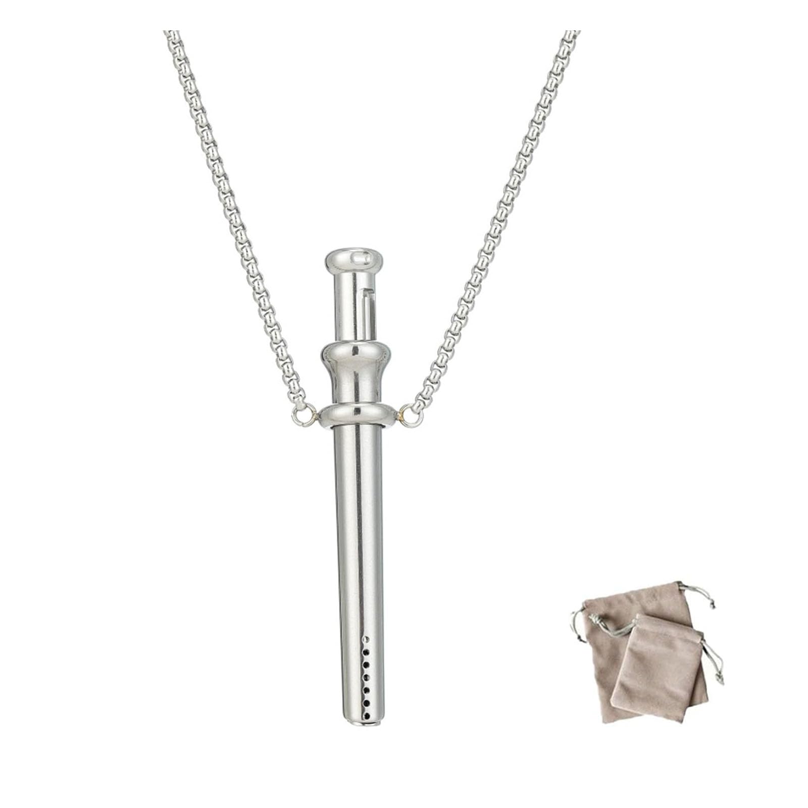 Generico Collana Scoop, Collana con ciondolo mini cucchiaio in metallo staccabile, Scoop per gioielli funzionale indossabile, Utilità portatile e leggera per l'uso quotidiano
