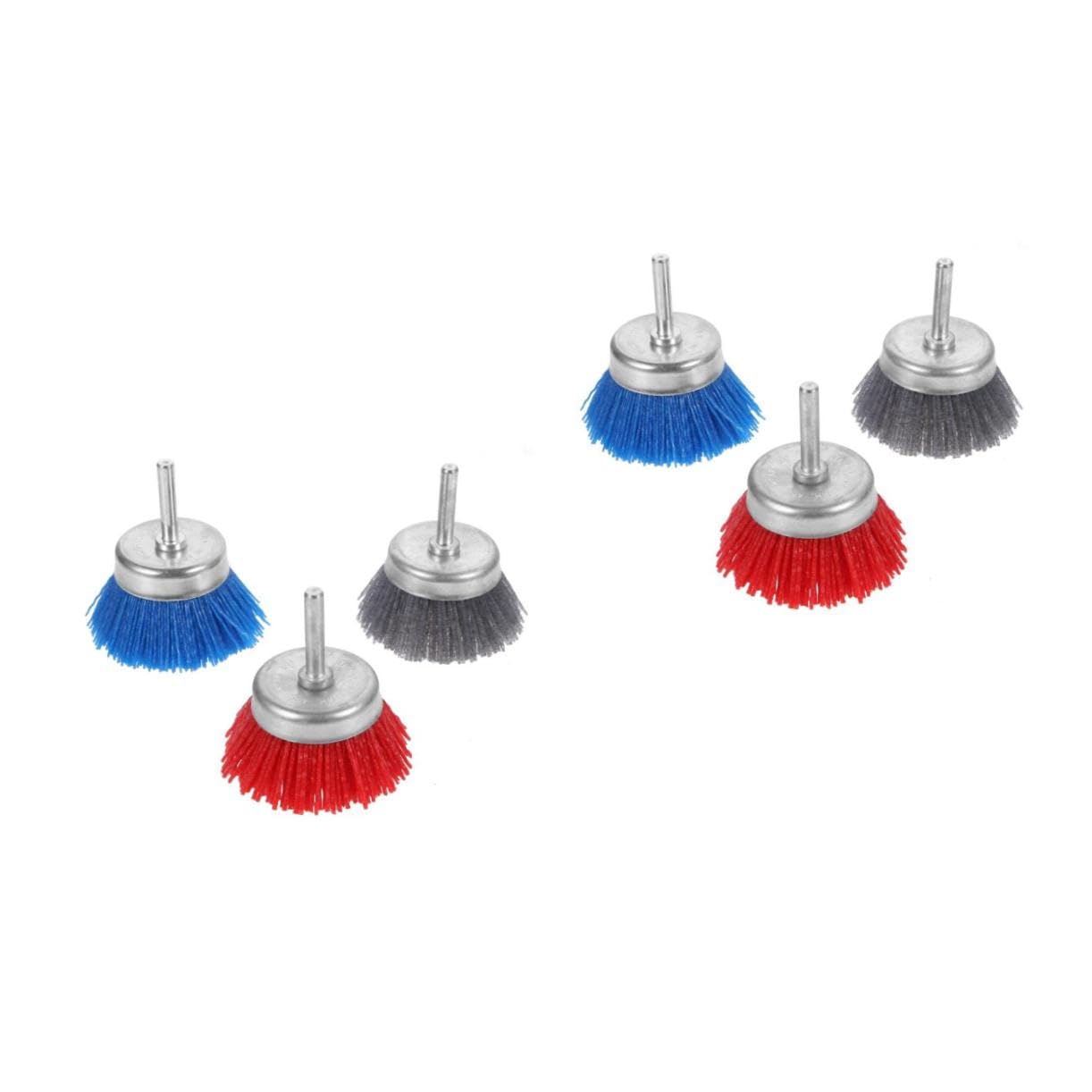 OUNONA 2 Set 2 Set Di Tamponi Per Lucidatura Con Testa Di Rettifica Smerigliatrici Spazzola Per Lucidatura Ruota Per Lucidatura Per Trapano Spazzola Per Ruote Di 3 pezzi * 2