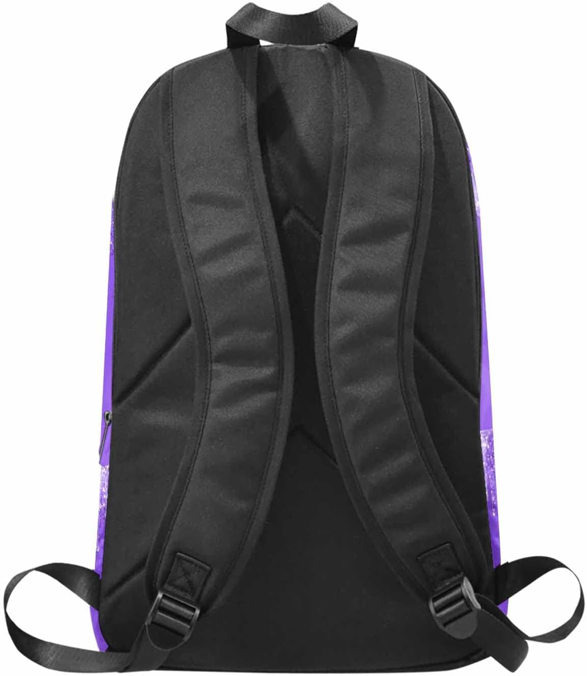 Custom with Your Name Backpack Peekaboo Girl Purple Personalized Lightweight Book Bag for Teens Travel Hiking Camping Daypack