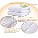White Comforter,Down Alternative Quilted Duvet Insert King,Moisture-Wicking Treament,Light Weight and Soft for All Season King 1