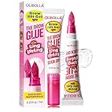 2 Stück Augenbrauen Styling Gel,Brow Glue Gel Für Geformte Augenbrauen,Brow Stylinggel einfach zu bedienen,Für Natürliches Augenbrauen Styling,Lang anhaltende Fixierung