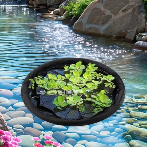 Protector de plantas flotante para estanque con barrera integrada 4