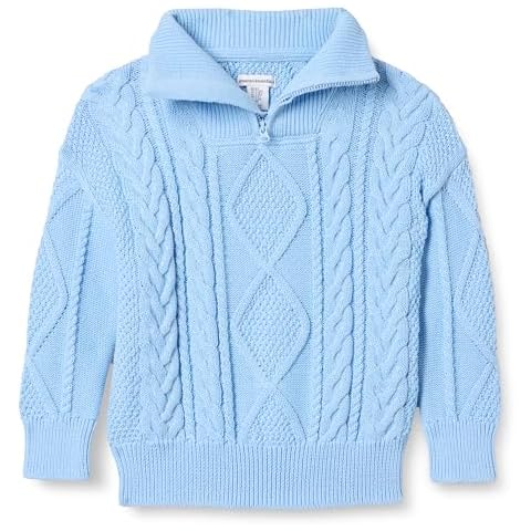 Amazon Essentials Boys' Quarter-Zip Jumper Cover