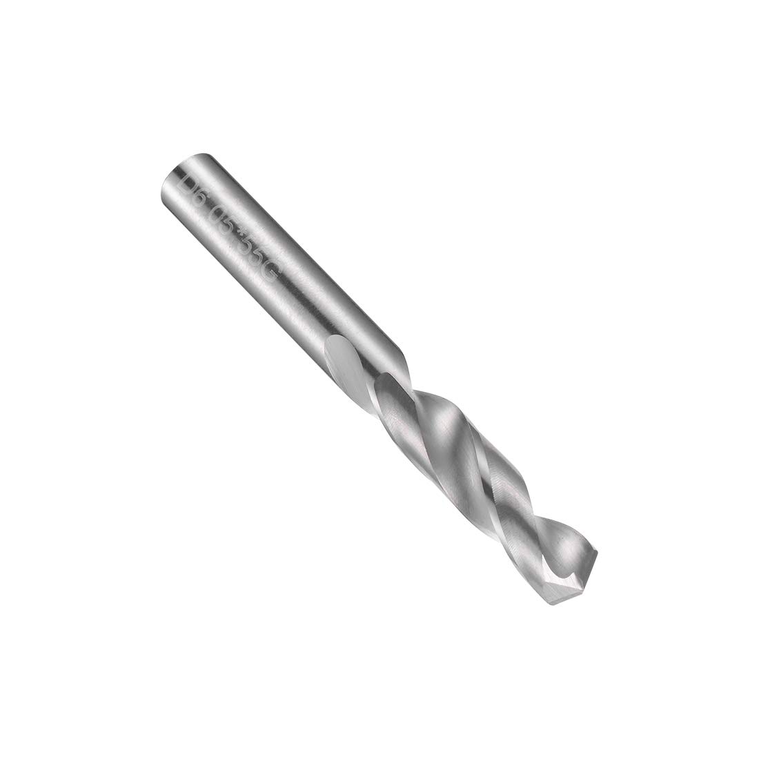 uxcell 6.05mm Solid Carbide Drill Bits Straight Shank for Stainless Steel Alloy Hard Steel, Hardened to 50 HRC