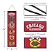 WinCraft Chicago Blackhawks Evolution 8x32 Inch Vertical Wool Embroidered Hanging Banner