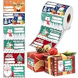 200 peças de etiquetas de presente de Natal - 7 x 4 cm para presente de embrulho e decoração - presente para mulheres, homens, mães - decorações de Natal