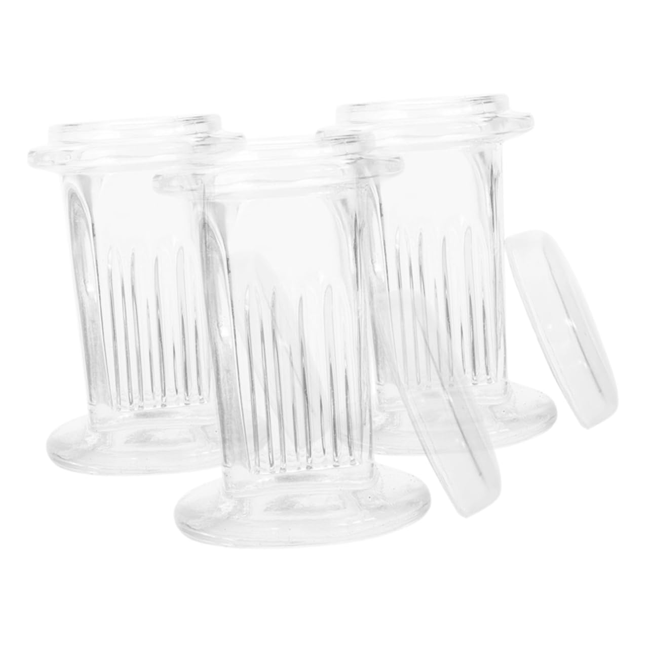 Generisch 3stücke Teiliges Glasfärbegefäße Mit Deckel Stain Jar Für Mikroskop-objektträger Geeignet Für Zellproben Histologie Und Klinischen Laboren