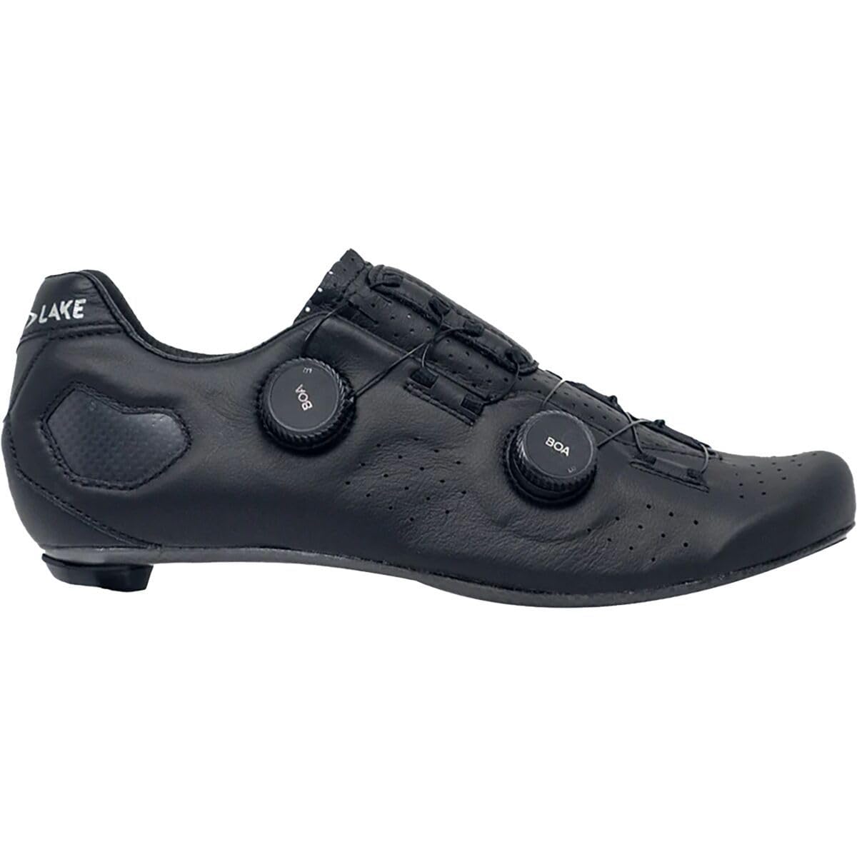 Lake Cx333 Wide Cycling Shoe - Men's Black/Silver, 40.5