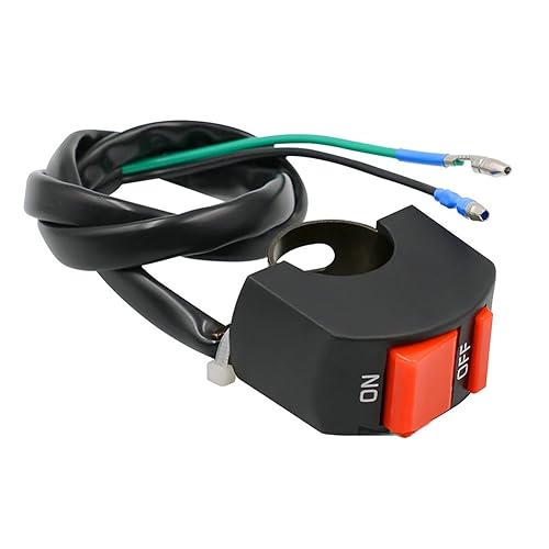 Miniatura 6 de ANKIA - Interruptor de palanca para manillar de motocicleta, interruptor de botón para motocicleta, ATV, motocicleta, motocicleta, bocina, señal de
