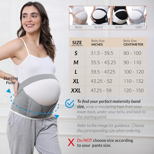 image for NeoTech Care Pregnancy Support Maternity Belt, Waist/Back/Abdomen Band