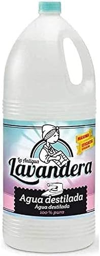 BIOSOMOS La Antigua Lavandera Agua Destilada, 5 litros, 100% Pura