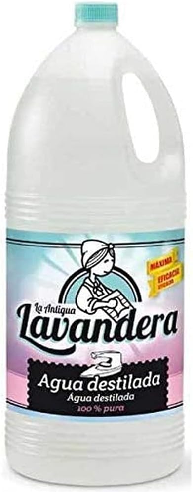 BIOSOMOS La Antigua Lavandera Agua Destilada, 5 litros, 100% Pura