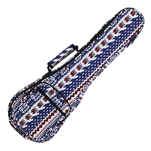 ARIA アリア ウクレレ ギグバッグ ソプラノ サイズ エスニック柄 12㎜パッド 柄E AEC-SU