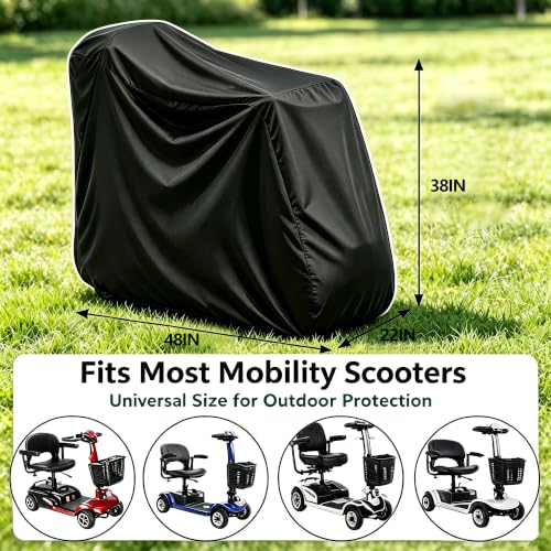 Image of Mobility Scooter Storage Cover, Mobility Scooter Accessories ,48 inchx22 inchx38 inch