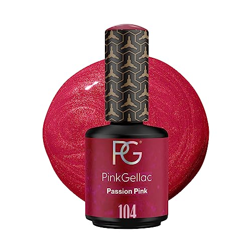 Pink Gellac 104 Passion Pink Soak-Off UV/LED Gel Polish