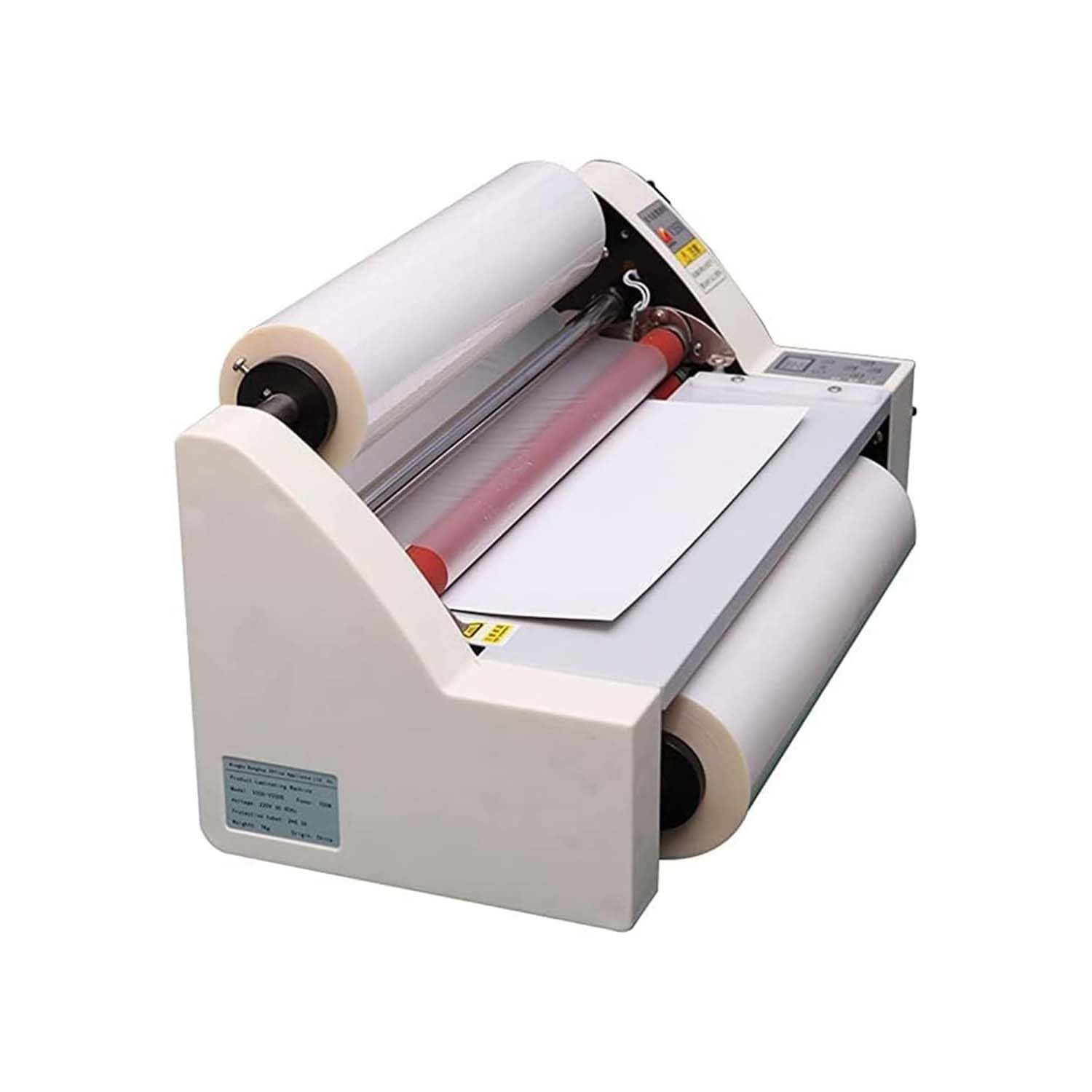 Laminatrice a Caldo e a Freddo Professionale 13 Pollici, Plastificatrice Digitale con Sis-tema Sicurezza e Doppio Rullo, Perfetta per Documenti Foto Disegni, per Scuola, Studio e Casa
