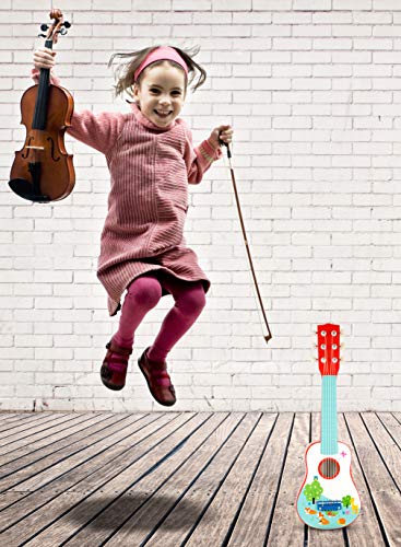 small foot Kindergitaar kleine vos van hout, bevordert muzikale vaardigheden, vanaf 3 jaar, 10725 muziekinstrument - Image 4