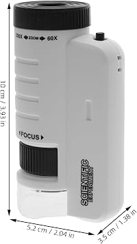 Portable Microscope Plastic 60x-200x Handheld