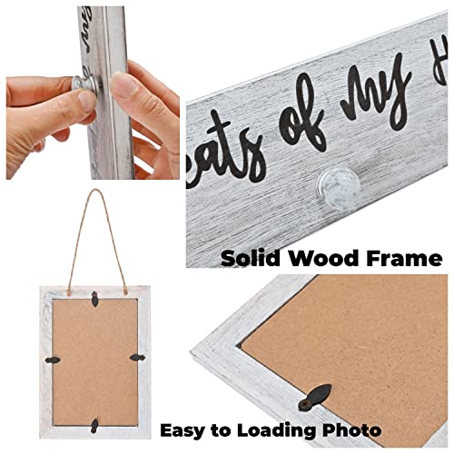 Mont Pleasant 4X6 Picture Frames Farmhouse Rustic Vintage Distressed Solid Wood Photo Frame With Hd Plexiglass Hanging Picture Frame Wall Decor For Living Room thumb #6