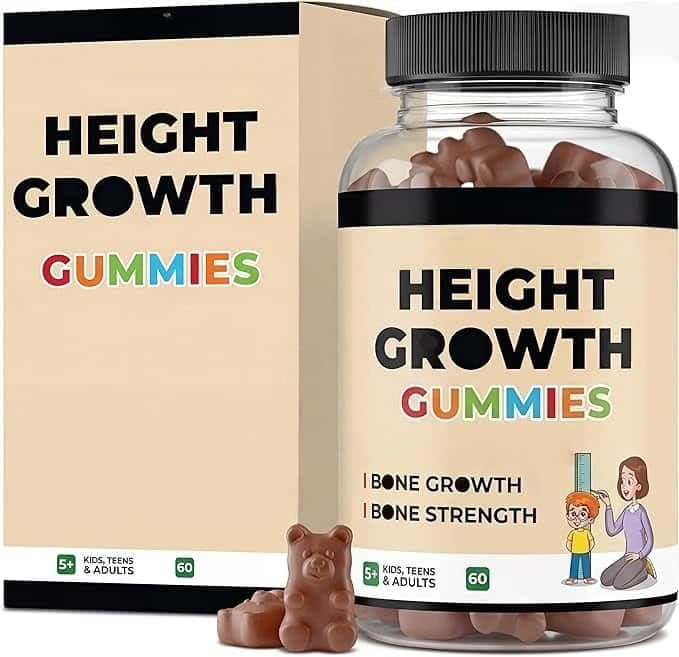 Gummies croissance hauteur multivitamines pour combler les carences des ados