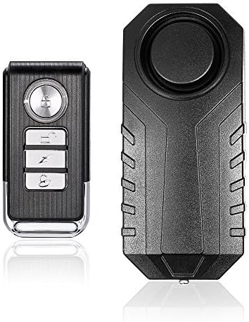 Linglang 永遠の定番モデル リモートコントロール 振動アラーム 車防犯アラーム 盗難防止 3次元変位センサー 113db 大音量 Ip55防水 Sos機能付き ホームセキュリティ バッテリー付き 車のセンサー検出器 侵入防止 ドア 日本語説明書付き 窓 ７レベル調整可能な感度