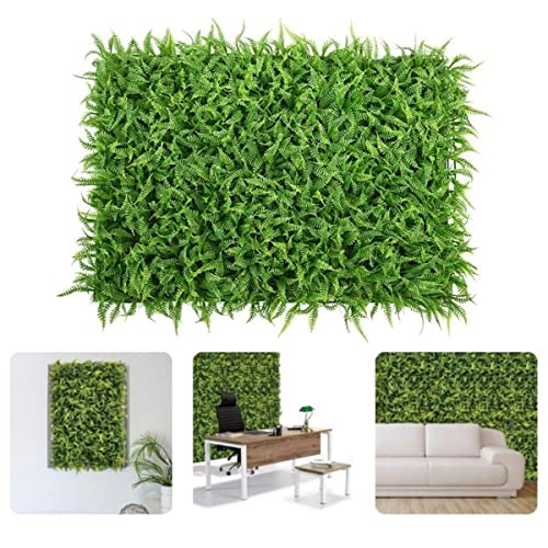 Kit 10 Placa De Samambaia Cheia 40x60 Jardim Vertical Artificial