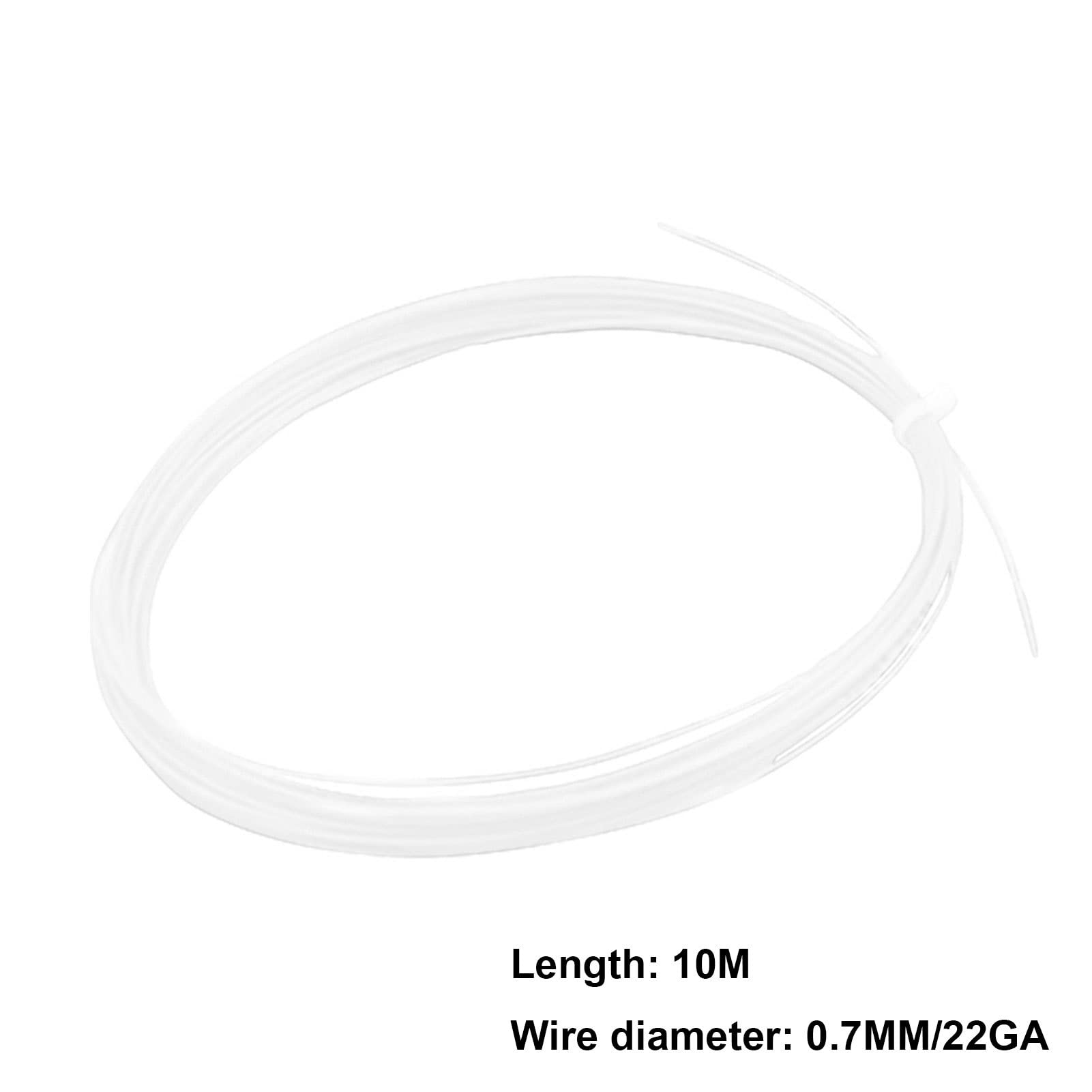 Cuerda de raqueta de bádminton, 10 líneas de raqueta de bádminton de alta flexibilidad, cuerda profesional de nailon para raqueta de bádminton, hilo de repuesto de alambre de alta elasticidad