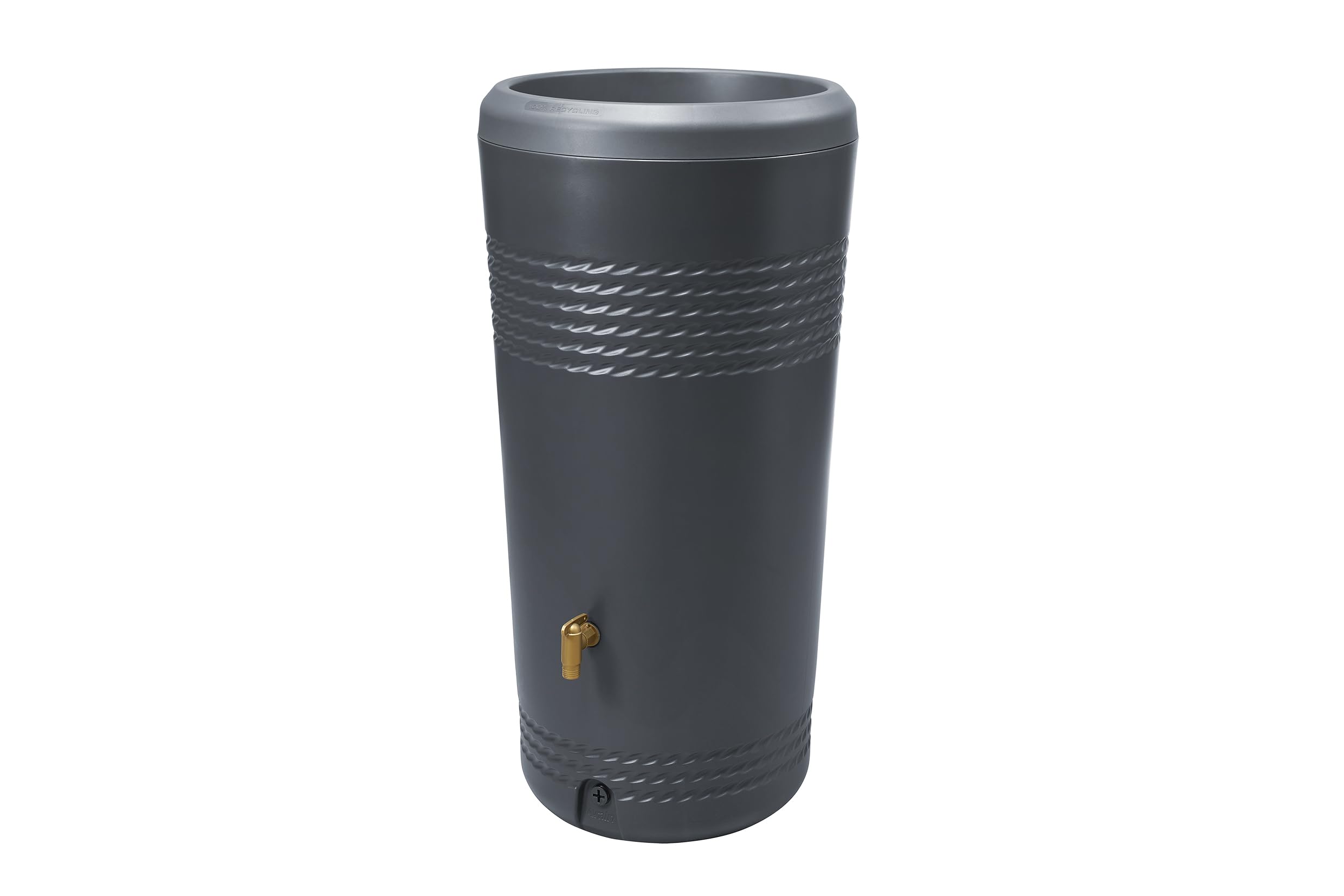 4rain Milo 2en1 depósito de Agua de Lluvia 230 L Graphite Grey | Incl. Jardinera