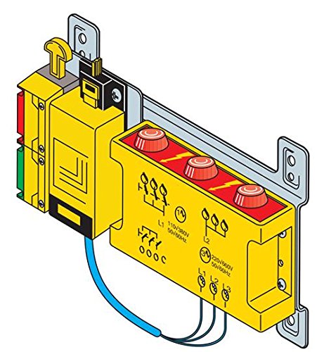 Indicateur présence tension avec contact fermé abb-entrelec sécurité active