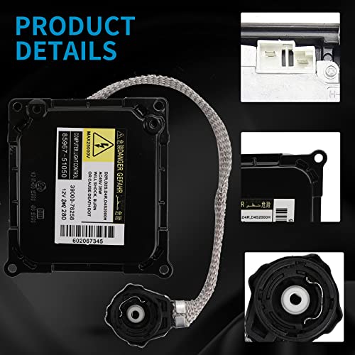 Xenon Hid Headlight Ballast Control Unit Compatible With Lexus Is250 Is350 Gs300 Gs350 Es350 Sc430 Rx350 Toyota Prius Avalon Solara Venza Replaces Kdlt003 Ddlt003 85967-53040 85967-24010 85967-52020 #TOP5