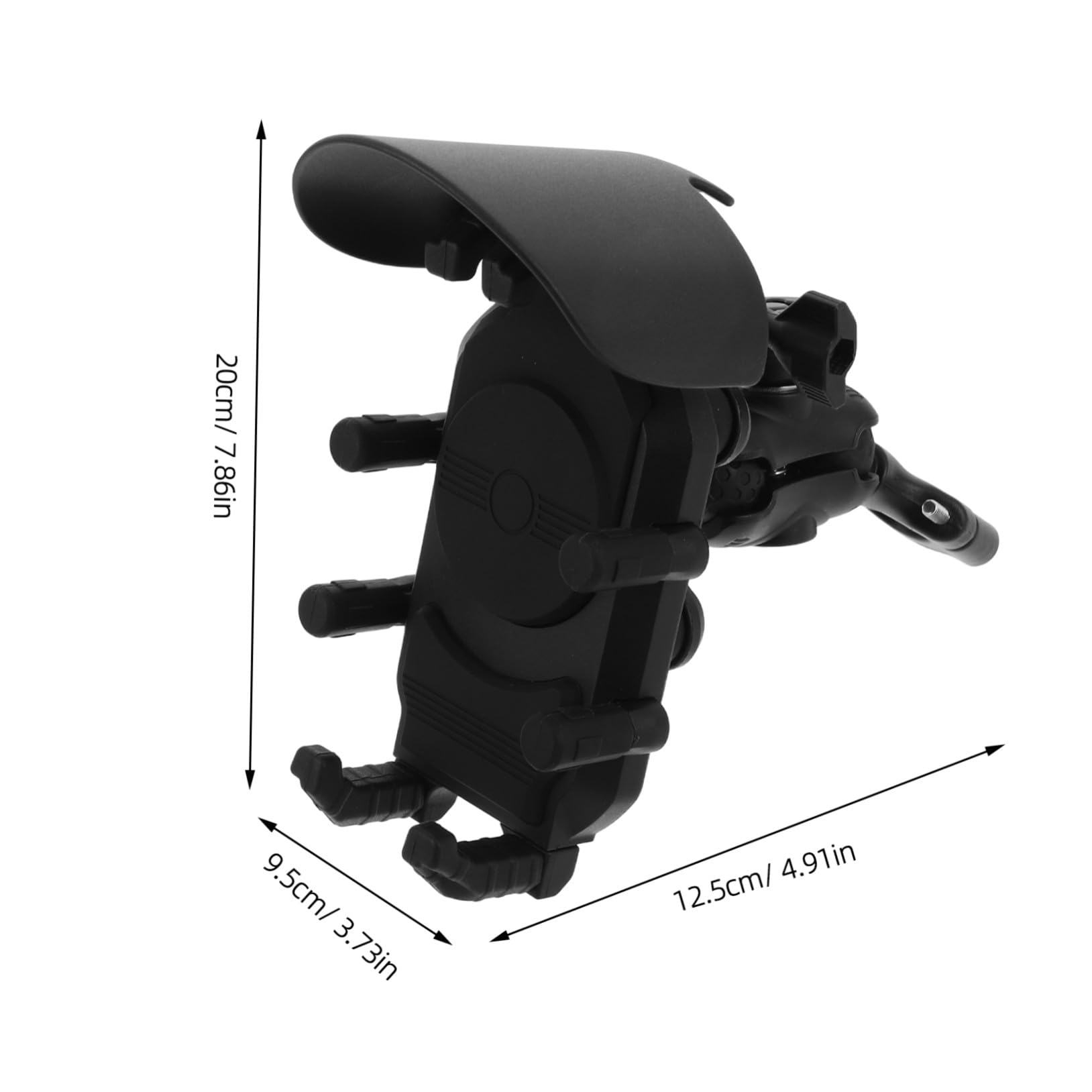 Support de Téléphone Antivol pour Moto, Guidon 1, 6 à 3, 2 Cm