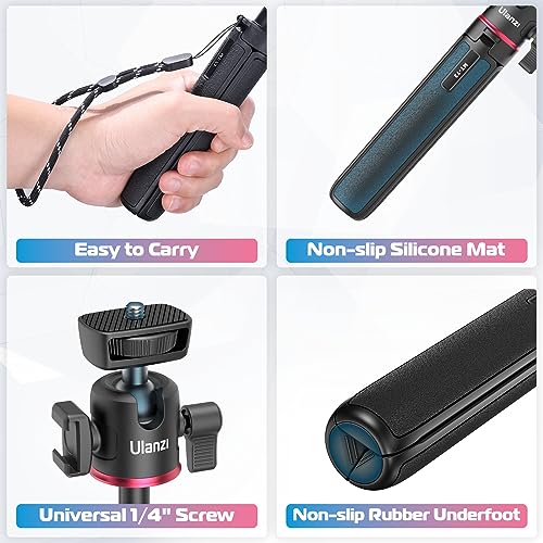 ULANZI MT-73 Extension Pole Tripod, Mini Selfie Stick