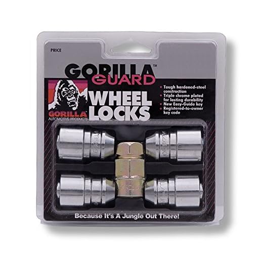 Gorilla Automotive 61621 Acorn Gorilla Guard Locks (12mm x 1.25 Thread Size) - Pack of 4