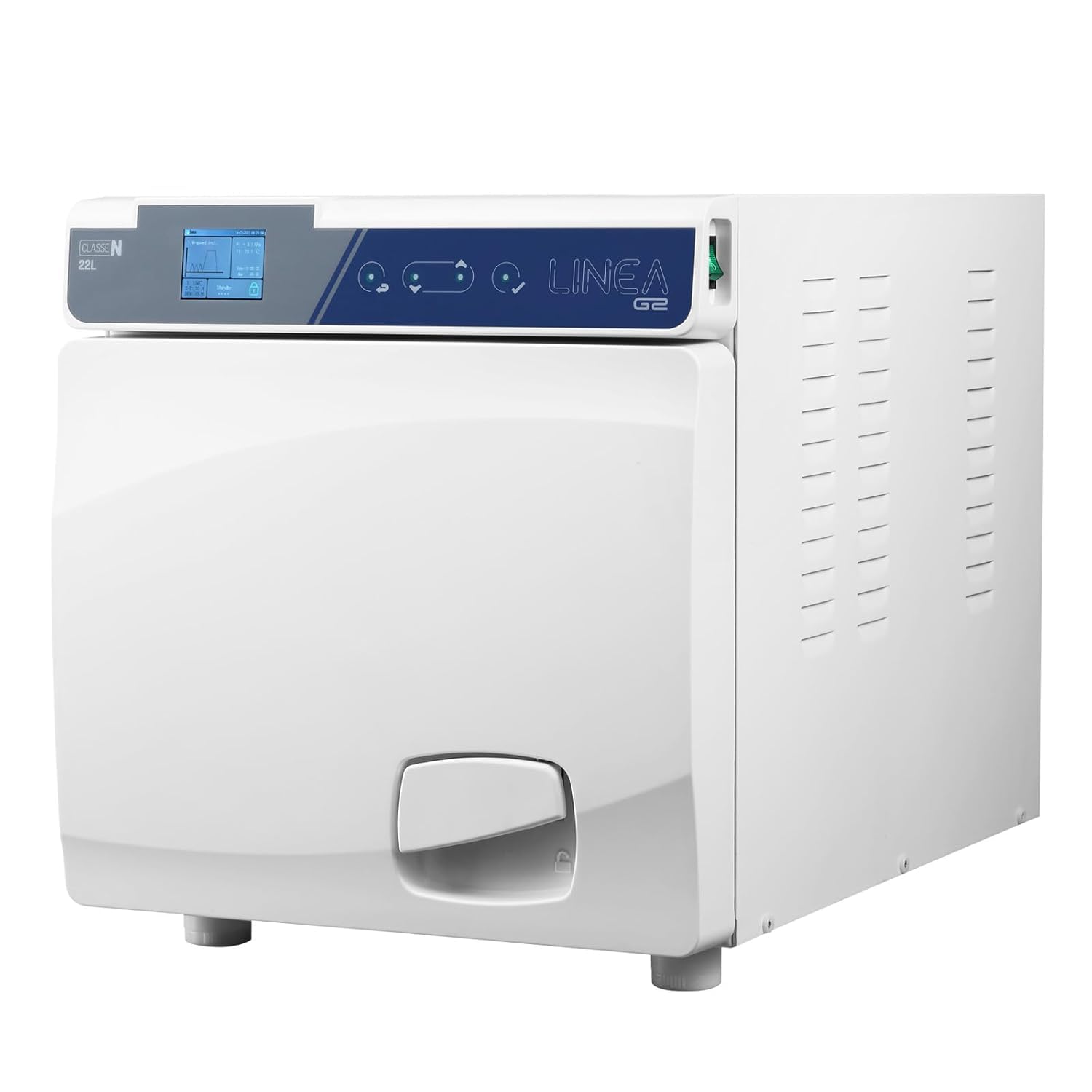 22L pantalla LCD clase N esterilizador de autoclave de vapor encima de la mesa esterilizador de autoclave automático completo