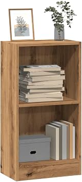 LAPOOH Bookcase Artisian Oak 40x24x76 cm Engineered Wood,Bookcase,Storage Shelves Units,Bookcase for Bedroom,Living Room-857773
