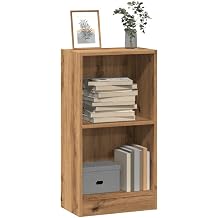 LAPOOH Bookcase Artisian Oak 40x24x76 cm Engineered Wood,Bookcase,Storage Shelves Units,Bookcase for Bedroom,Living Room-857773