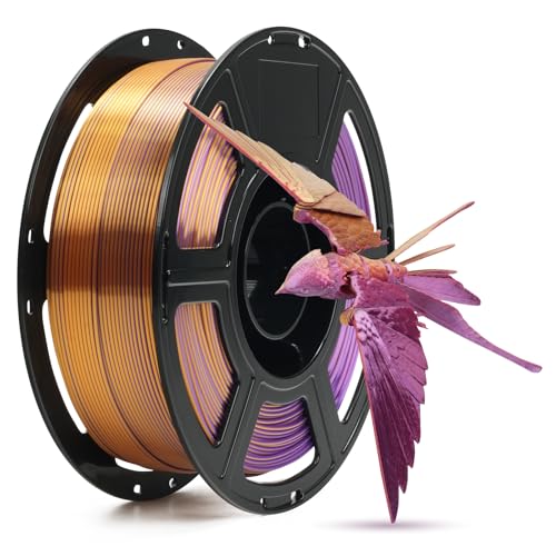 Filament PLA de soie 1.75 mm Flashforge de qualité supérieure tricolore en bobine 1kg