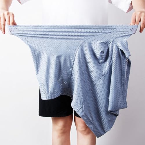 Men's Briefs Soft Breathable Bulge Pouch Underwear Solid Stretch Mesh Underwears Plus Size XL-8XL4