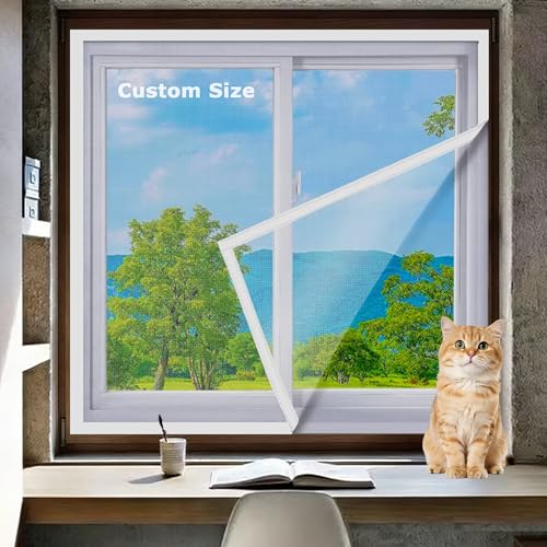 Custom Size Window Net Insect Bug Mesh Cat Safety Screen