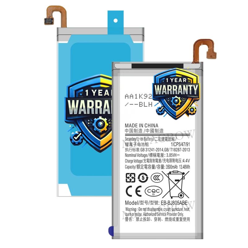 Image of Original EB-BJ805ABE Battery Compatible for Samsung Galaxy J8 | J8+ | A6+ (2018) | A9 Star Lite - (3500mAh) - 1 Year Warranty JK1