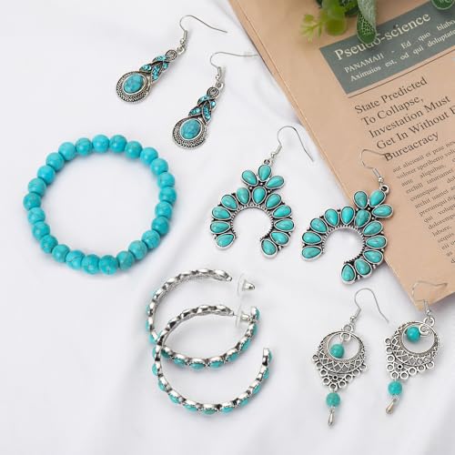 Image of NEWITIN 49 Pieces Gold Jewelry Set for Women Fashion Costume Jewelry Gold Plated Necklace Bracelet Ring Earrings Set for Women