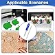 20 Stück 60° Ersatzklingen Set für Cricut Explore Air/Air 2 /Air 3/Maker/Maker 3, Expression für Vinyl-Schneidemaschinen, Ersatz-Cutting-Klingen 60° Tiefe Medienklingen (Blau Kappe)