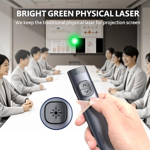 Image of Norwii N97s Universal Presentation Remote, Digital Laser Pointer Clicker