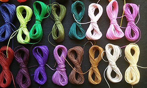 Fil ciré Linhasita 30 couleurs pour macramé et micro-macramé - 4